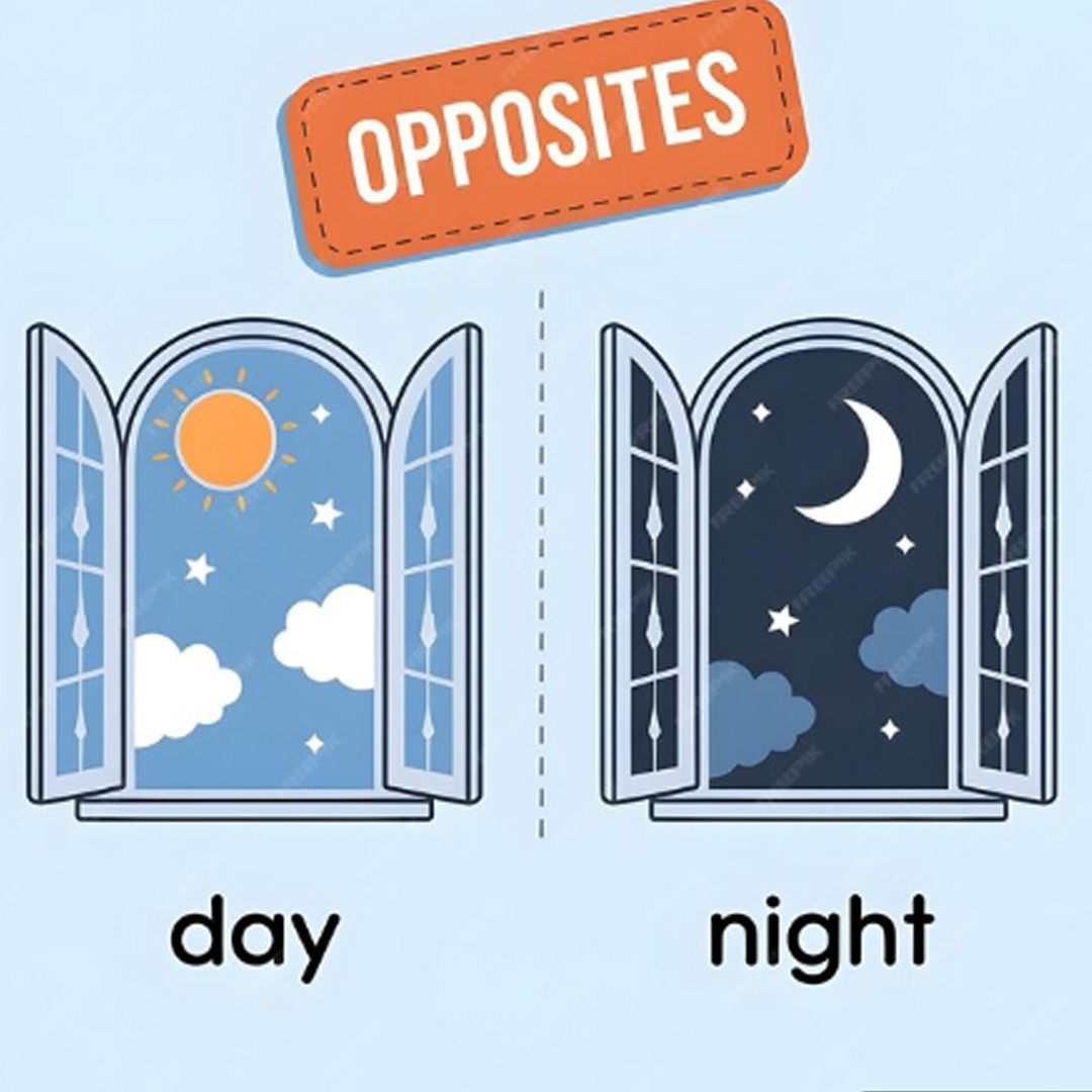 100+ Easy Opposite Words for Kids