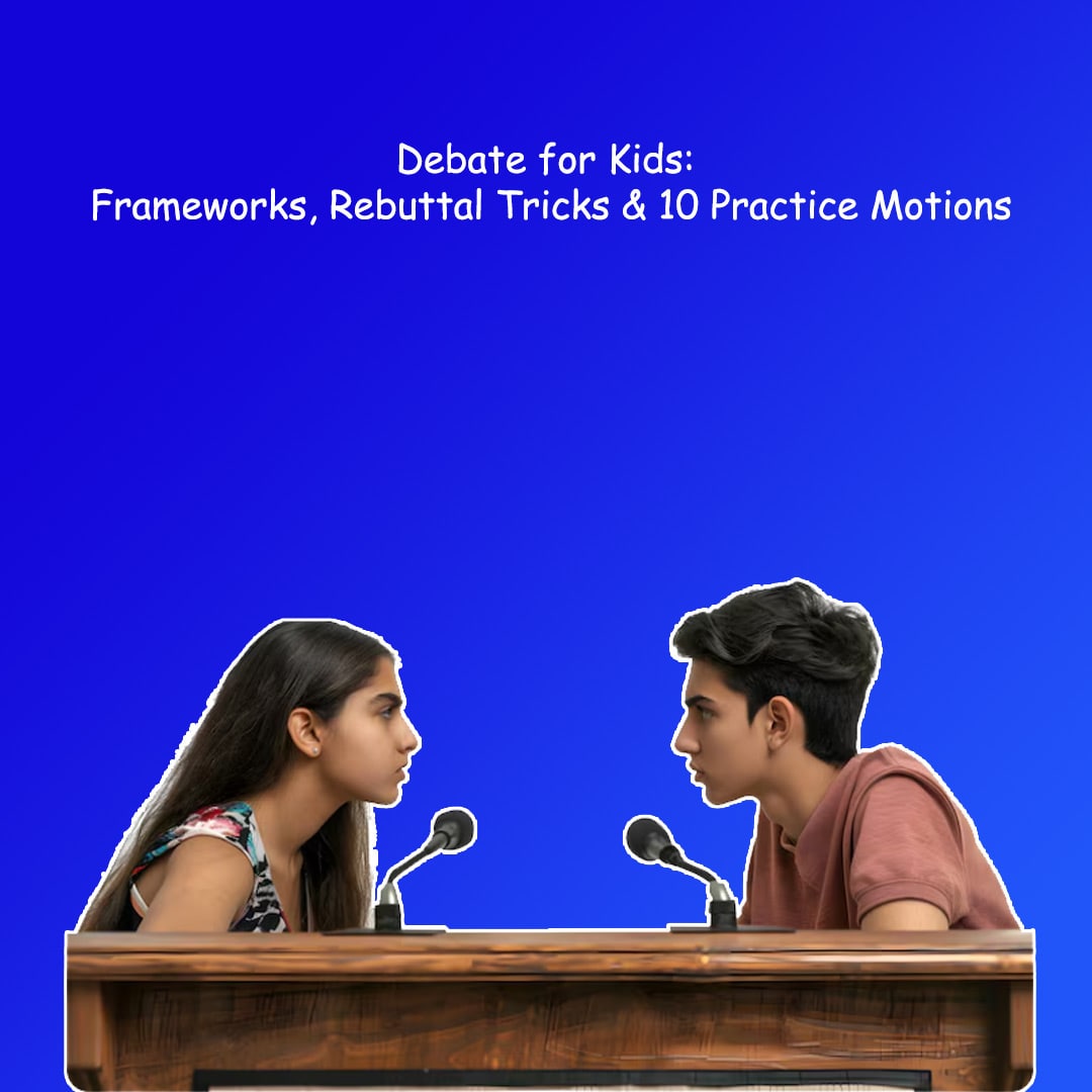 Debate for Kids: Frameworks, Rebuttal Tricks & 10 Practice Motions